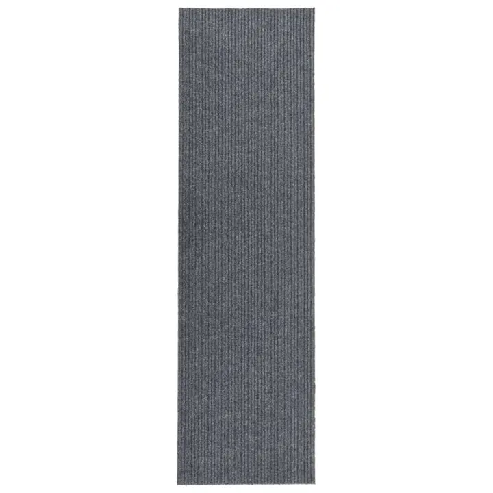 vidaXL Alfombra de pasillo atrapa suciedad 100x400 cm Color Antracita,  Gris,  y mas Alfombras de área  Alfombra de Piso para Sala de Estar Dormitorio Habitación Salón - 1