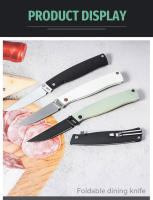 Cuchillo De Sobrevivencia SANRENMU Nueva 311L 12C27 Acero G10 Herramienta Táctica Para Camping Y Caza Plegable De Bolsillo EDC - details 14