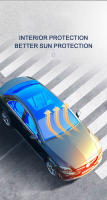 SEAMETAL Pantalla De Sol Para Coche Cubierta De Ventanas Frontales Espejo Solar Aislante De Calor Paraguas Para Accesorios De Coche - details 6