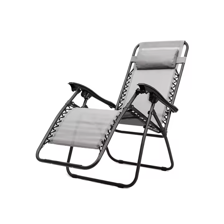 UD - Silla de Playa Plegable de Aluminio –Tumbona Oscuro, 108x66x1598cm | Ligera, Resistente y Portátil - 1