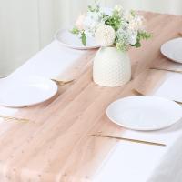 Corredor De Mesa Semi-Transparente De Gauze Verde Esponja Para Bodas Navidad Fiestas Y Banquetes Decoración De Pastel - details 8