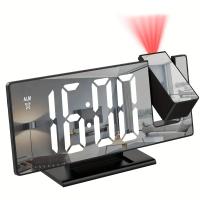 Reloj despertador LED ajustable, pantalla de hora y temperatura de 12/24 horas, alimentación por USB, adecuado para personas que duermen profundamente, para uso en el hogar y la oficina. - details 10