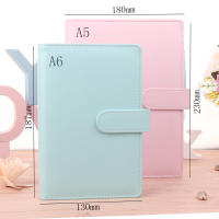 Nueva Vintage Cuaderno Recargable Carpeta De Carpetas Nochebuena Cubierta De Cuero Anillo Organizador De Oficina Suministros - details 1
