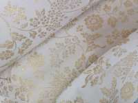 No Application Tela Estampada Navidad Dorada - 280cm | Ideal para Manteles y Cojines - details 0