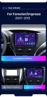 Junsun Radio Coche para Subaru Forester 3 SH Impreza 2007 2008 2009 2010 2011 2012 2013 AI Voice 2 din Pantalla Coche Android Auto Multimedia Navegación GPS Auto radio - details 2