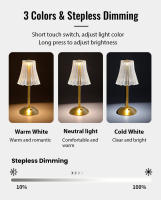 Lámpara De Mesa LED Con Sensor Táctil Luz Nocturna Para El Hogar Recargable Por USB Portátil Decorativa Para Dormitorio Lectura - details 2
