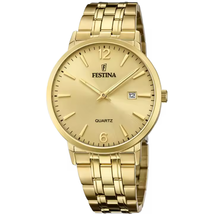 Festina CLASSICS F20513/3 Reloj de hombre - Acero ip dorado resistente al agua - 1