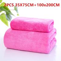 Toalla De Baño De Microfibra Extra Gruesa 120x200 Cm Super Suave Absorbente Y Rápida Secado Adecuada Para Baño Spa Y Gimnasio - details 2