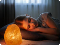 DEKORA SOUL - Lámpara de Sal del Himalaya 100% Natural con Base de Madera  - Disponible en Varias Medidas para un Ambiente Relajante y Saludable - details 3
