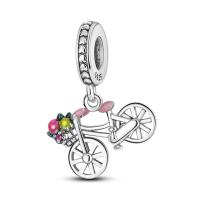 Encantos 925 De Ojos Malos Azules Plata Sol Estrella Cerdo Dinosaurio Flor Para Joyería DIY De Aniversario Para Mujeres - details 5