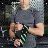 Correas para la muñeca, soportes para la muñeca, ajustables, muñequeras, pulseras, muñequeras para entrenamiento (verde) - details 3