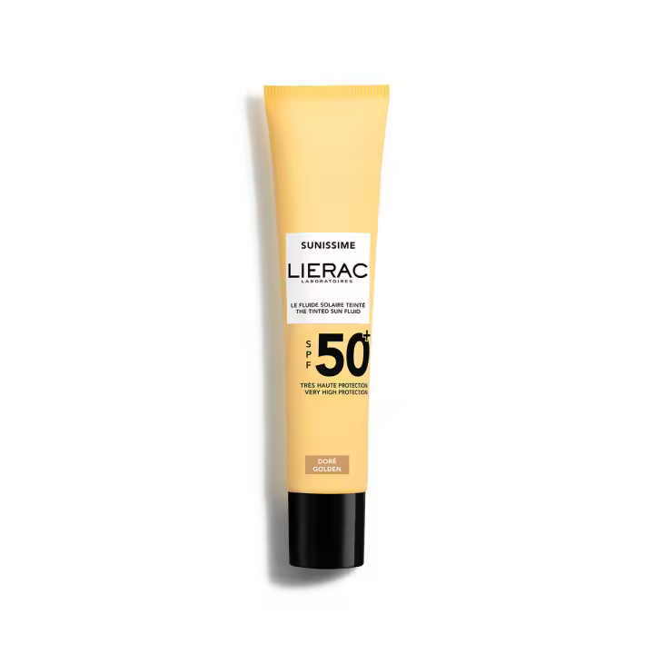 LIERAC SUNISSIME FLUIDO PROTECTOR TONO DORADO SPF50 40ML - 1