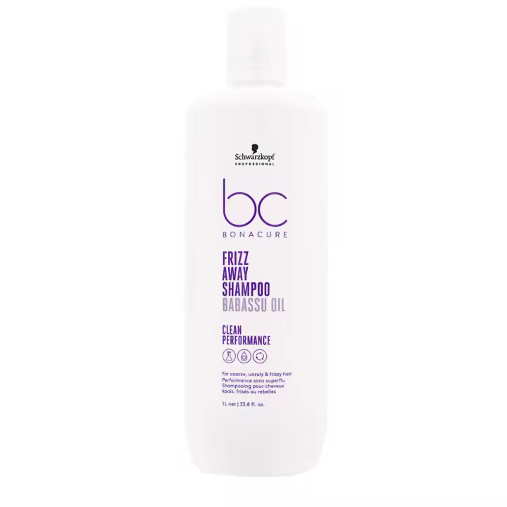 Schwarzkopf BC Bonacure Frizz Away Champú 1000ml - champú anti-encrespamiento - 1
