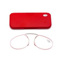 Gafas De Lectura Sin Montura Para Hombres Y Mujeres Mini Portátiles +1.0 - +3.5 Polarizadas De Polipropileno Negro Y Rojo - details 6