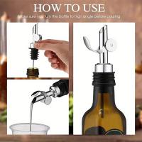 Tapa De Aceite De Oliva En Acero Inoxidable 304 Con Tornillo Automático Para Botellas De Vino Licor Y Salsas Tapón De Botella De Vinagre - details 2