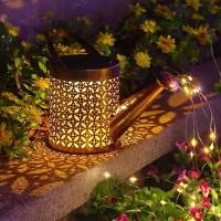 Fuente De Iluminación Solar Para Jardín Con Regadera Luz Estelar LED Cadena De Luces De Hadas De Cachete De Agua Con Soporte - details 11