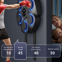 Máquina De Boxeo Inteligente Con Music BT Luz RGB Adulto/niños Deporte Fitness Entrenador De Ejercicio En Casa Objetivo De Boxeo Tipo-C Carga - details 5