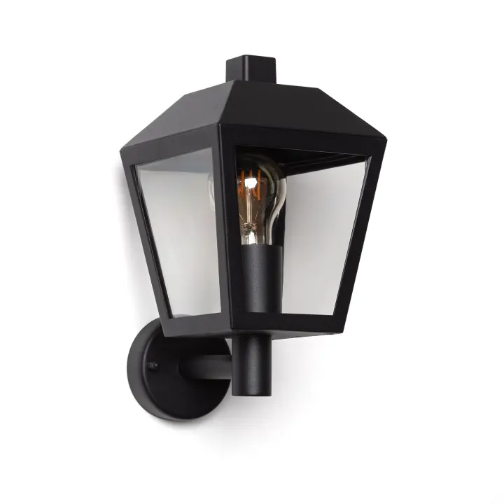 Ledkia Lámpara de Pared Exterior Aluminio Mukom Negro - 1