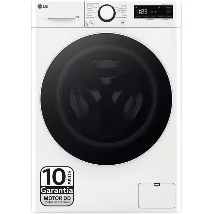 Lavadora LG F4WR6010A0W 60 cm 1400 rpm 10 kg - 1