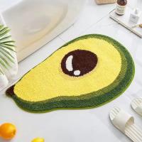 Carpetas De Baño Antideslizantes De Falsa Cachemira Absorbentes Pequeñas Para Frutas Decoración Del Hogar Para Dormitorio Y Sala De Estar - details 0