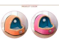 Cama Para Gato 2 En 1 Con Almohadilla Desmontable Y Lavable Casa De Gato Interior Nido De Gato Con Toldo De Algodón Puro 100% - details 5