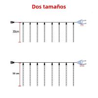 Luces De Hidrau LED Meteor Show EU Plug 220V Para Decoración De Bodas Al Aire Libre Y Fiestas Navideñas Guirnalda De Calle - details 6