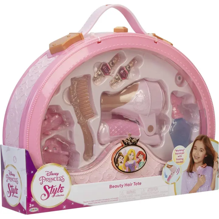 DISNEY PRINCESS - SET DE PEINADO - Incluye 7 piezas - Regalo original - JAKKS - Para mayores de 3 años - 1