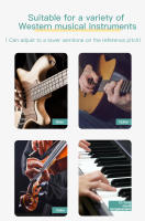 Afinador Digital Para Guitarra Bass Ukulele Violín Mandolín Afinador Electrónico Clip on Ajustable Calibración Acústica - details 1