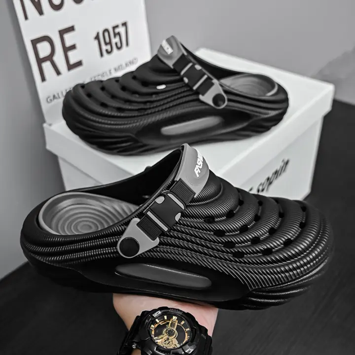 Sandalias De Verano Unisex Clogs Plataforma Antideslizante Para Hombres Y Mujeres Sandalias De Playa Casual Para Exterior - 1