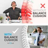 Ociodual Cojín Hinchable Plata Disco con Bomba Goma PVC para Fitness Yoga Pilates Coordinación Rehabilitación Equilibrio - details 3