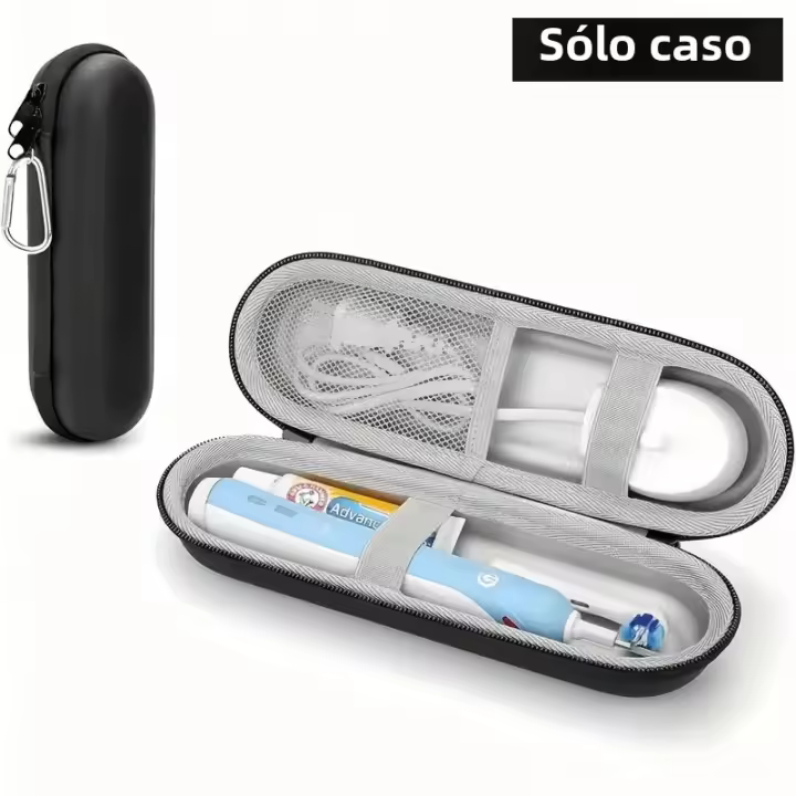 Caja De Viaje Eléctrica Para Cepillo De Dientes EVA Protectora Antigolpes Organizador Para Cabezas Cargador Y Accesorios - 1
