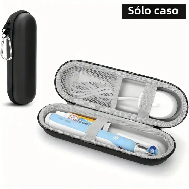 Caja De Viaje Eléctrica Para Cepillo De Dientes EVA Protectora Antigolpes Organizador Para Cabezas Cargador Y Accesorios - 1