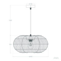 Ledkia Lámpara Colgante Ratán Arawa Viringo ILUZZIA - details 2