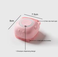 Cepillo De Baño Para Mascotas Con Dispensador De Mousse De Aseo Y Masaje Silicona Suave Cepillo De Ducha Para Perros Herramienta De Peluquería Para Gatos Suministros Para Mascotas - details 7