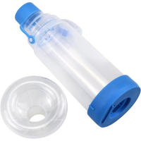 Inhaler Spacer with 2 Masks for Pets Cat and Small Dog Inhaler Spacer for ,with Round Shape Silicon - details 1