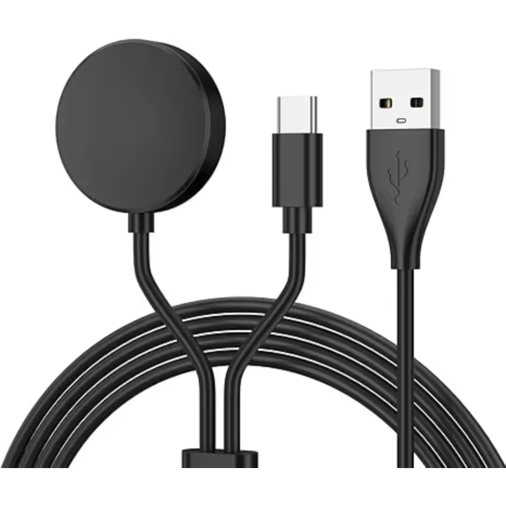 Cargador USB Para Samsung Galaxy Watch 4/3/Active 2/Active Y Galaxy Phone/Buds Cargador Inteligente De Reemplazo Compatible Con Galaxy - 1