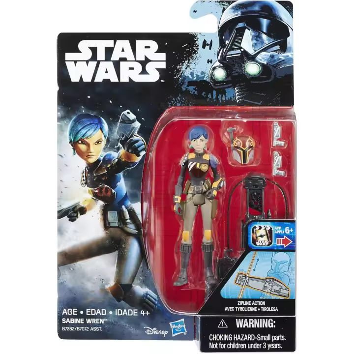 HASBRO - STAR WARS - FIGURA REBELS - SABINE WREN - Niños y niñas mayores de 4 años - 1