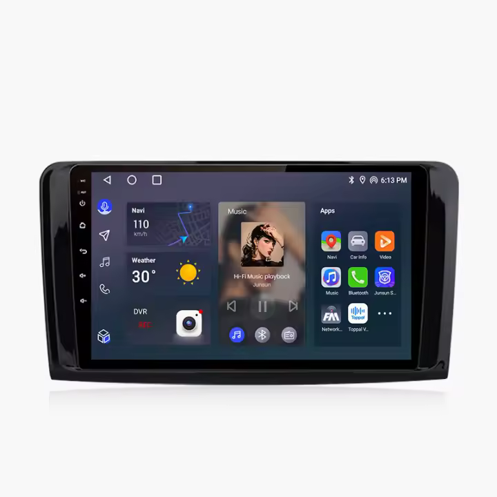 Junsun Android 13 Radio Para Mercedes Benz M-Class W164 GL-Class X164 ML GL DSP Navegación GPS Reproductor Multimedia 2 DIN Inalámbrico CarPlay Android Auto Radio - 1