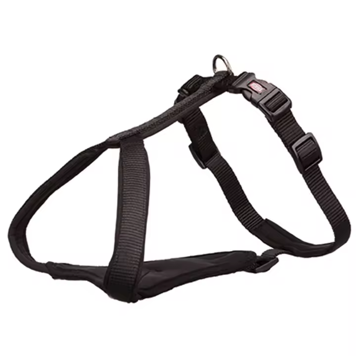 Arnés para Mascotas Trixie Premium Negro - Cómodo y Resistente - 1