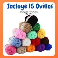 SusggO - 73 Piezas Juego de Ganchillo Completo con accesorios para Principiantes, Crochet Amigurumi – Kit Crochet con Ovillos 60% Algodon 40% Acrilico, Agujas Crochet Accesorios y Bolsa Transporte - DIY para iniciacion - details 2