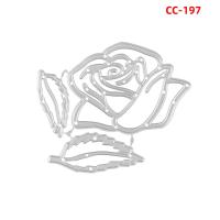 Cortadores De Metal En Forma De Ramas De Rosas Y Hojas Para Scrapbooking Y Álbumes De Fotos Herramienta De Corte De Carbono Para Papel Y Cartón - details 11