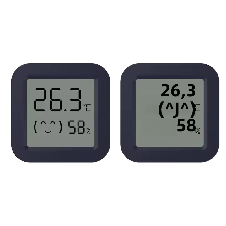 Sensor De Temperatura Y Humedad Bluetooth Mini Con Pantalla LCD Control Remoto Por App Tuya Voz Google Termómetro Higrómetro - 1