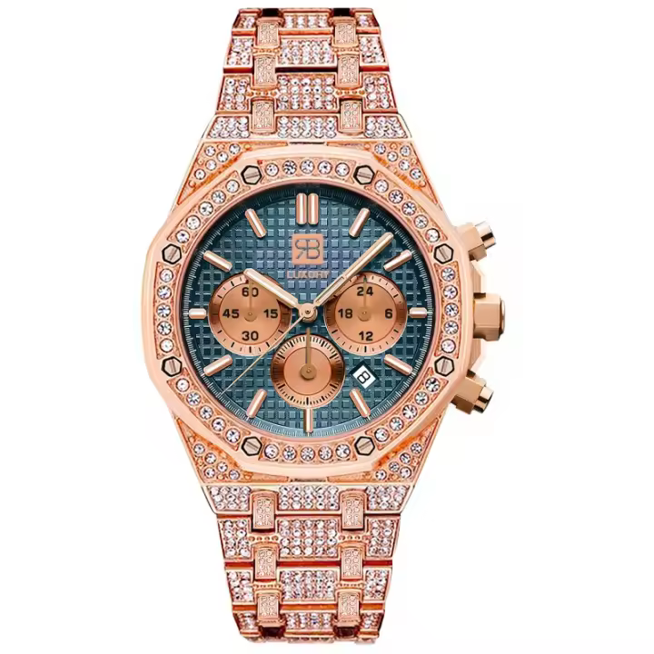 RB LUXURY RBL18 - Reloj de lujo con diseño y diseño exclusivo para helbres y mujeres - 1