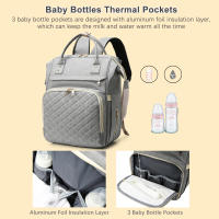 Bolsa De Bebé Plegable Para Mamá Múltiples Funciones Impermeable Gran Capacidad Para Viajes Al Aire Libre Cuidado Del Bebé - details 4
