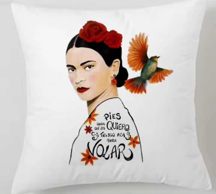 Cojin AMIGA  FRIDA  cojin mas relleno decoracion relax regalo original y util  ada y sus detalles - 1