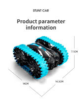Tanque Amphibio Con Coche De Maniobras En Dos Direcciones Y Resistente Al Agua Control Remoto Para Niños Juguetes De Exterior - details 12