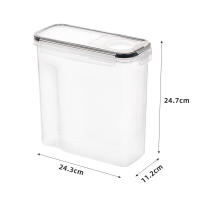 Juego De 3 Contenedores De Almacenamiento Para Cereales Airtight BPA Free Limpieza En Lavavajillas Con Bolígrafo Y Etiquetas Capacidad 2.5L/4L - details 2