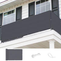 Manto De Sombra Impermeable Para Balcón Protección UV Del 70% Cubierta De Valla Para Patio Escudo De Sol Para Paredes De Madera Decoración De Jardín Y Piscina - details 2