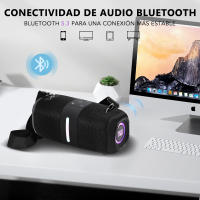 Altavoz Potente Inalámbrico Portátil T&G TG-669 30W  RGB LED FM Radio IPX5 Impermeable - details 5