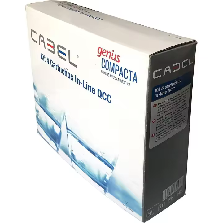 ATH Filtros Osmosis Genius Compacta Set 4 Cartuchos Recambios Cabel - 1